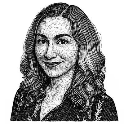 Ashley Mayer hedcut portrait