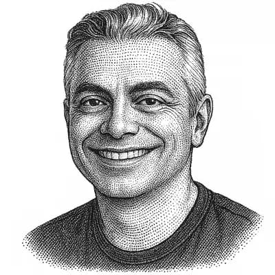 Ben Orthlieb hedcut portrait