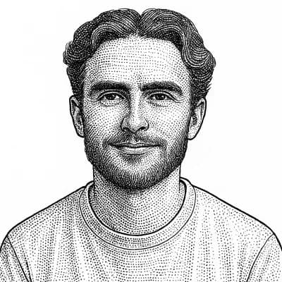 Rapha Danilo hedcut portrait